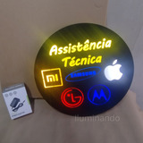 Painel De Led Luminoso Placa Conserto Celular Assistência
