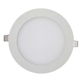 Painel De Led Redondo Embutir 12w 3000k Kian