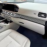 Painel De Painel De Acabamento De Instrumento Para Console Central Para Mercedes Benz GLE Class W167 Coupe C167 GLE350 450 53 580 63 AMG S GLS X167 GLS450 580 63 Acessório Interno