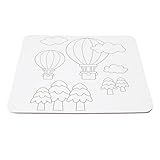 Painel De Tela Pré Desenhado Desenho Animado Educacional Leve E Fofo Padrão Desenvolvimento De Imaginação Lona Pré Desenhada DIY Design De Suporte Traseiro Para Exterior Balão