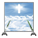 Painel Decorativo Foto Backdrop Personalizado 2x2m Com Ilhos
