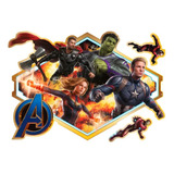 Painel Decorativo Papel Gigante Avengers 4fl