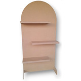 Painel Desmontável Com Prateleiras Decoração De Festa Mdf