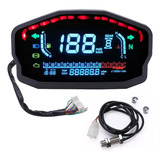 Painel Digital Lcd De Corrida De Motocicletas Universal Bara