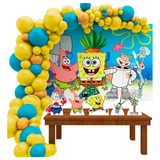 Painel Display Decoração De Festa Infantil Bob Esponja