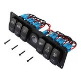 Painel Elétrico De Led 6 Botões Volt Para Jeep Buggy Etc