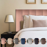 Painel Estofado Em Módulos Cama Queen Kit 9 Placas 20x60