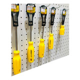 Painel Eucatex Perfurado P Organização 100 X 60cm Pegboard