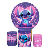 Painel Festa Cilindro Stitch Lançamento Festa 2024