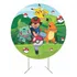 Painel Festa Decoração Pokemon Redondo Elástico 1,50