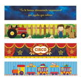 Painel Festa Infantil Em Lona Frente De Mesa 2 0m X 80cm