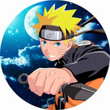 Painel Festa Sublimado Redondo Naruto 11326 1 5x1 5
