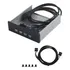 Painel Frontal Da Unidade De Disquete De 2 Portas Usb3.0 + U