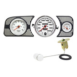 Painel Fusca Branco Velocímetro Ind Comb Contagiro Cronomac