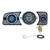 Painel Fusca Verde Velocímetro Ind Comb C boia Contagiro Rpm