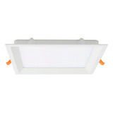 Painel Gesso De Led Quadrado Embutir Recuado 24w Taschibra Cor Branco quente 3000k 110v 220v
