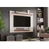 Painel Home Para Tv Até 50 Polegadas Flaco Com Nicho E Prateleira Luxo Off White/freijó