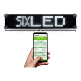 Painel Itinerário Led Wifi 100x20 Letreiro Digital 12 24v