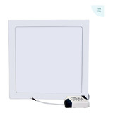 Painel Led Embutido Quadrado 24w Branco