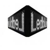 Painel Letreiro Led Digital 100x20 Duplo Lado Branco Usb