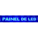 Painel Letreiro Led Digital 170x40 Azul