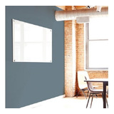 Painel Lousa Quadro De Aviso De Vidro Branco 120x60cm 6mm Liso