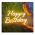 Painel Luminária Letreiro Neon Led Happy Birthday Aniversari