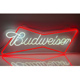 Painel Luminoso Letreiro Led Transparente Budweiser