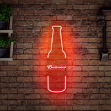 Painel Luminoso Neon Led Budweiser Cerveja Beer Bar Shopp