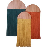 Painel Macrame Meia Lua