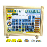 Painel Magnético Educativo Calendário Rotina Agenda Infantil