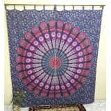 Painel Mandala Cortina Colcha Indiana Casal Queen Manta