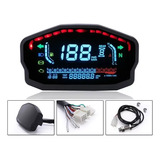 Painel Moto Digital Universal Velocimetro Conta Giros