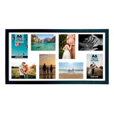 Painel Multifoto 8 Foto 10x15 Quadro Paspatur Branco Acetato