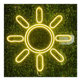 Painel Neon Led Raio De Sol Luminária Festa Decoração