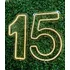 Painel Neon Numero 15 Instagram Iluminação Branco 50 Cm Cor Branco Quente 110/220v