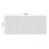 Painel P  Ferramentas Em Plástico Perfurado Branco 2 Kits