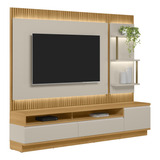 Painel P tv 70 Pol C rack Bancada 238cm L06 Tauari offwhite