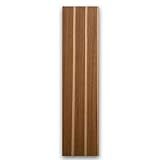 Painel Placa Ripado Em MDF 45x11 Cm Auto Colante Kit Com 10 Peças Freijo