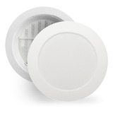 Painel Plafon Led Redondo Embutir 18w Taschibra Kit C 10 Pçs