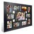 Painel Quadro Multifotos Com Vidro Grande P/ Parede 11 Fotos