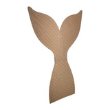 Painel Rabo Calda De Sereia Decorativo Festa 1 60x90 Mdf