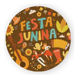 Painel Redondo 1 5 X 1 5 Festa Junina Arraia Sao Joao