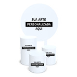 Painel Redondo 1 50m Trio De Capas Slim Sua Logo Aqui 01