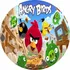 Painel Redondo Angry Birds 1,50 X C/elástico Tecido 1,50