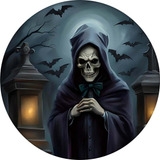 Painel Redondo Halloween Terror