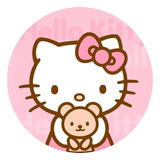 Painel Redondo Hello Kitty