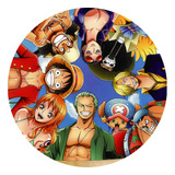 Painel Redondo One Piece Sublimado Festa 1 50 X 1 50 