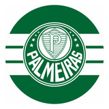 Painel Redondo Palmeiras Em Tecido Sublimado 1 50m X 1 50m