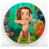 Painel Redondo Sublimado Em Tecido 1,5x1,5 Tarzan